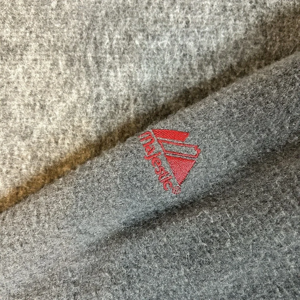 Vintage Majestic MLB Boston Red Sox Quilted Wool Bomber Varsity Jacket Size XL - Picture 3 of 14